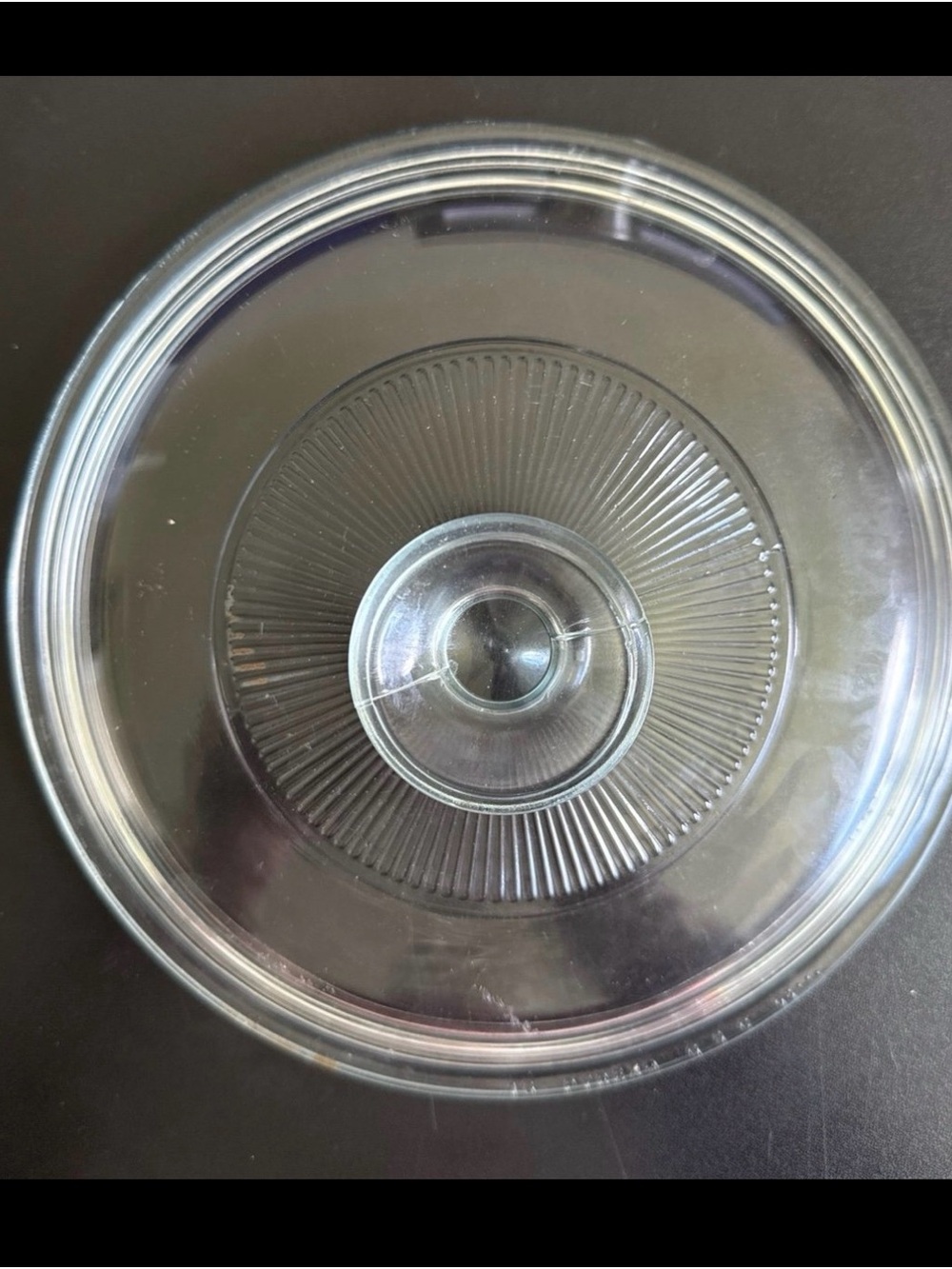 Pyrex G5C Clear Glass Replacement Lid For Round Casserole 7 3/4"